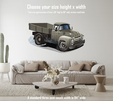 Car Art Cargo Truck 2 Cartoon Wall Decal