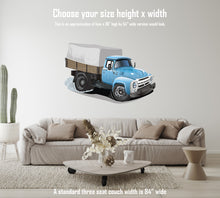 Car Art Cargo Truck Cartoon Wall Decal