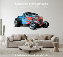 Car Art Cartoon Hotrod 7 Wall Decal
