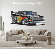 Car Art Cartoon Hotrod 8 Wall Decal