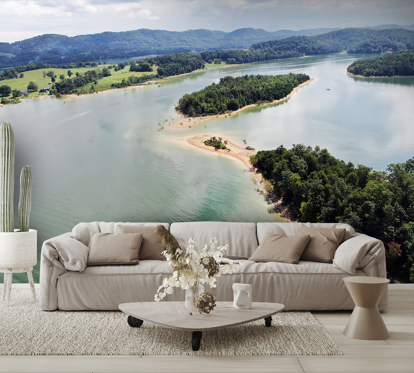 Cherokee Reservoir Tennessee Version B Mural Wallpaper