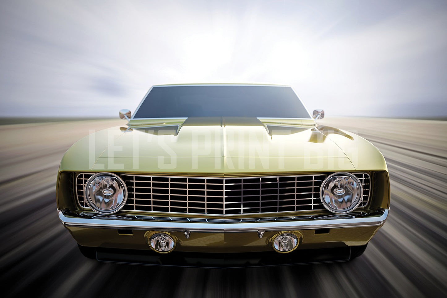 Car Art Speed Wall Mural