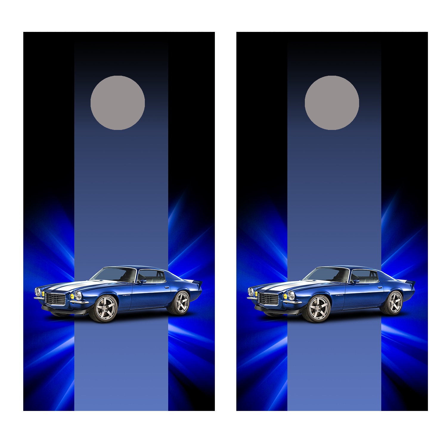 Camaro 2 Cornhole Board Decal Wraps