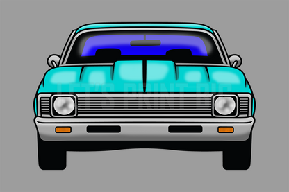 Car Art Nova Vector 1 Front Wall Decal