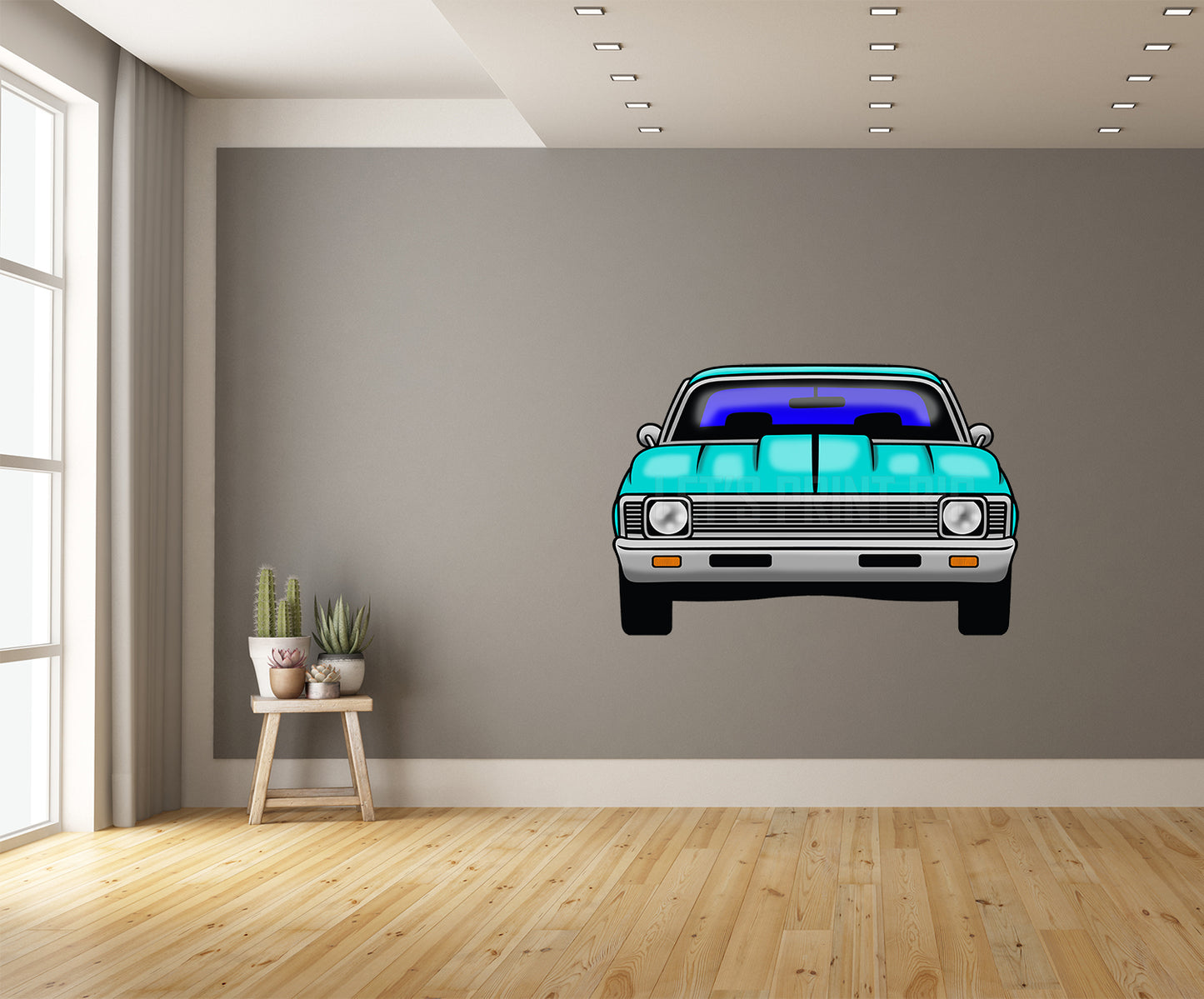 Car Art Nova Vector 1 Front Wall Decal