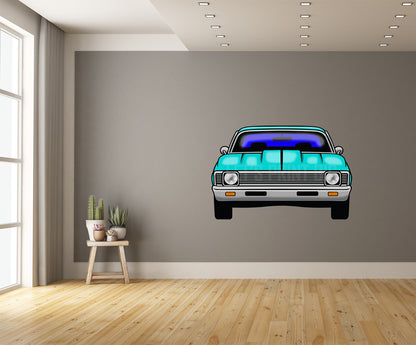 Car Art Nova Vector 1 Front Wall Decal