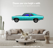 Car Art Nova Vector 3 Side Wall Decal