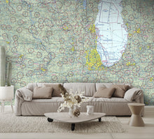Aeronautical Chart Chicago Wall Mural