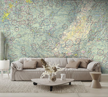Aeronautical Chart Cincinnati Wall Mural