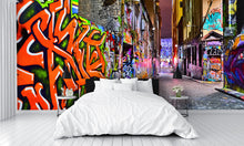 Colorful Graffiti Artwork in Melbourne Wall Mural
