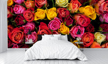 Colorful Roses Wall Mural