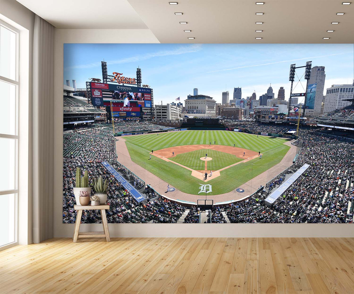 Detroit Tigers Wallpaper Baseball Diamond