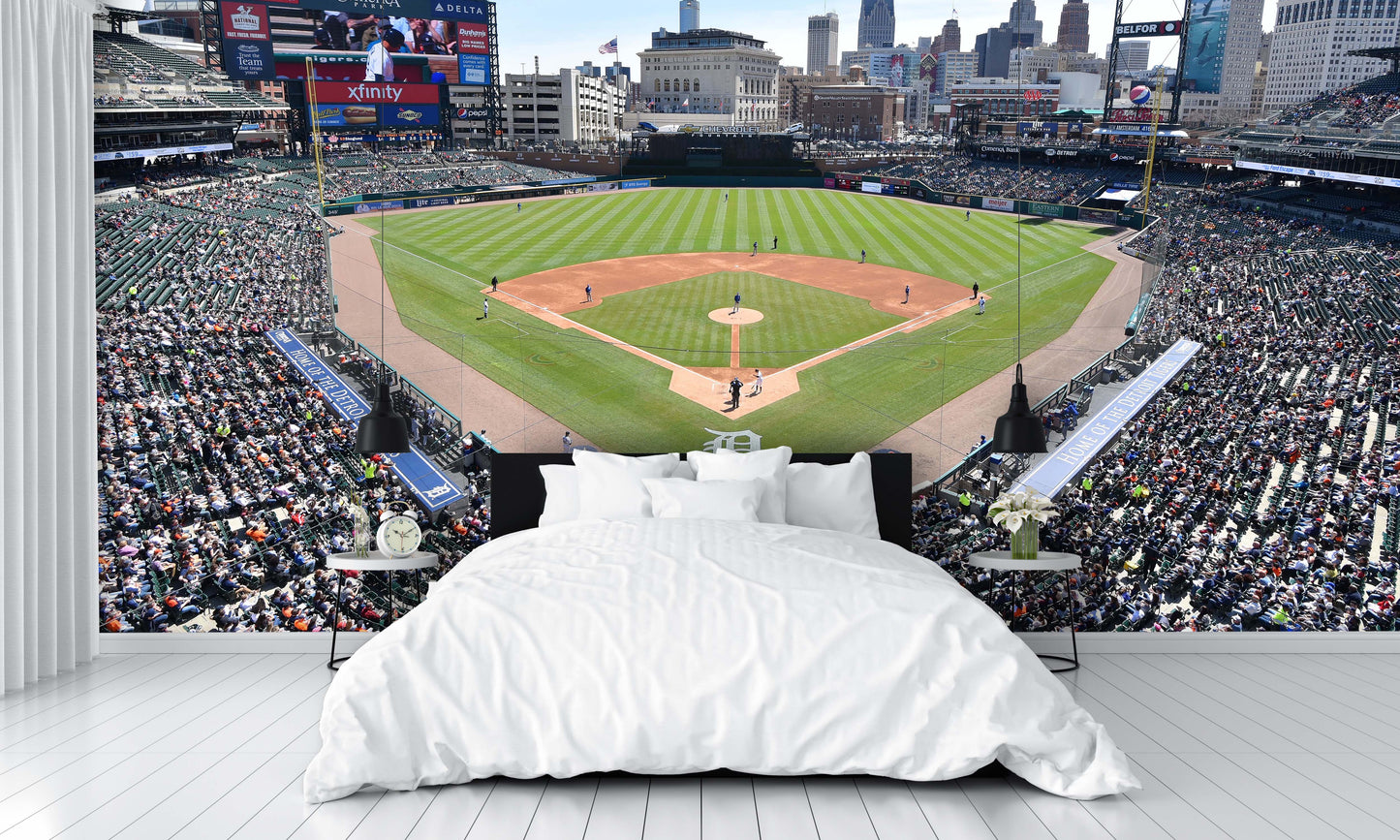 Detroit Tigers Wallpaper Baseball Diamond