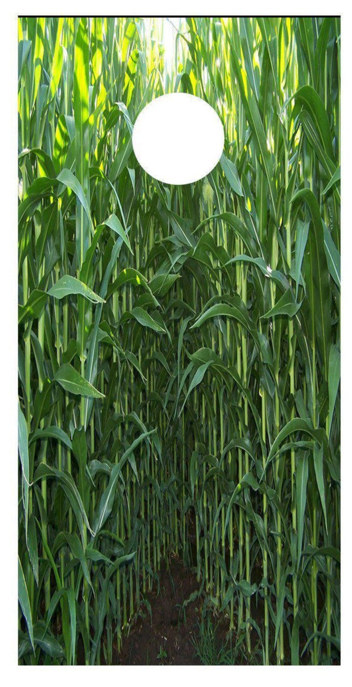 Corn Rows Design B CornHole Graphics Board Decal Wrap - Let's Print Big
