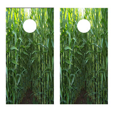 Corn Rows Design B CornHole Graphics Board Decal Wrap - Let's Print Big