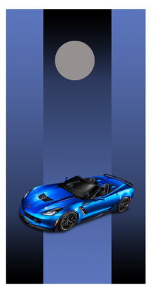 Corvette Design A Corn Hole Decal Wrap