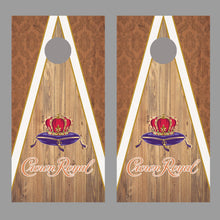 Crown Royal cornhole skins Peach Board Decal Wraps set