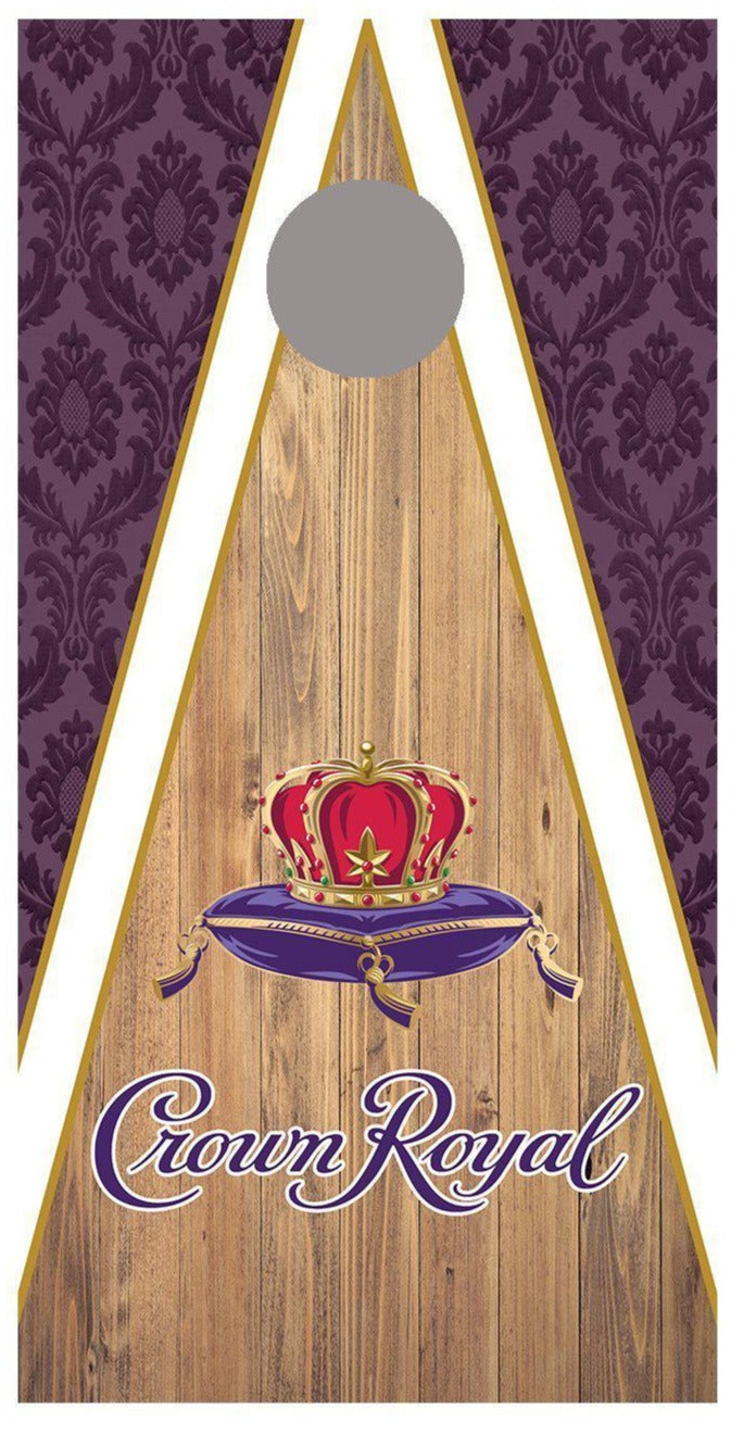 Crown Royal cornhole board decal wrap skins stickers single