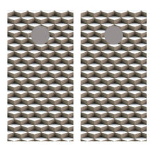 Cube Illusion Cornhole Board Decal Wraps