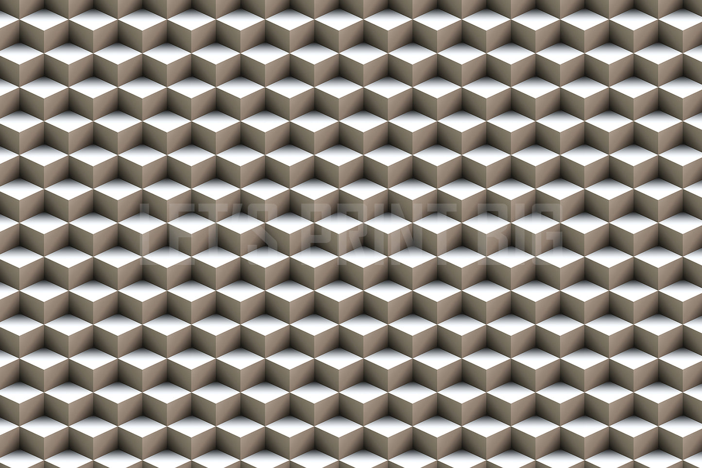 Cube Illusion Wall Mural