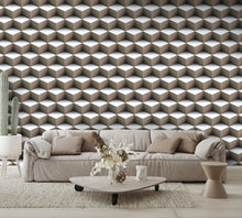 Cube Illusion Wall Mural