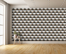 Cube Illusion Wall Mural