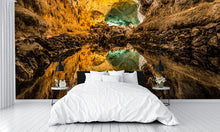 Cueva de los Verdes Lava Tube on Lanzarote Island Wall Mural