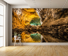 Cueva de los Verdes Lava Tube on Lanzarote Island Wall Mural