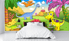 Cute Dinosaurs Wall Mural