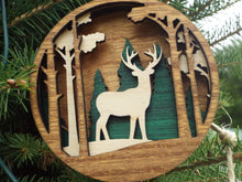 Christmas Ornament Deer in the woods