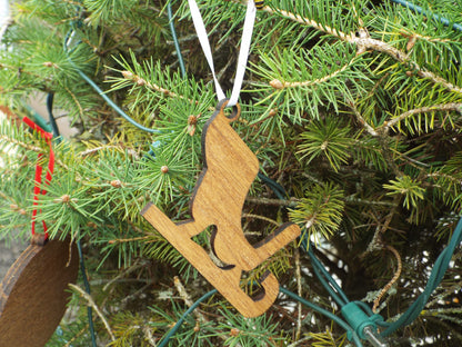 Christmas Ornament Santa Sleigh