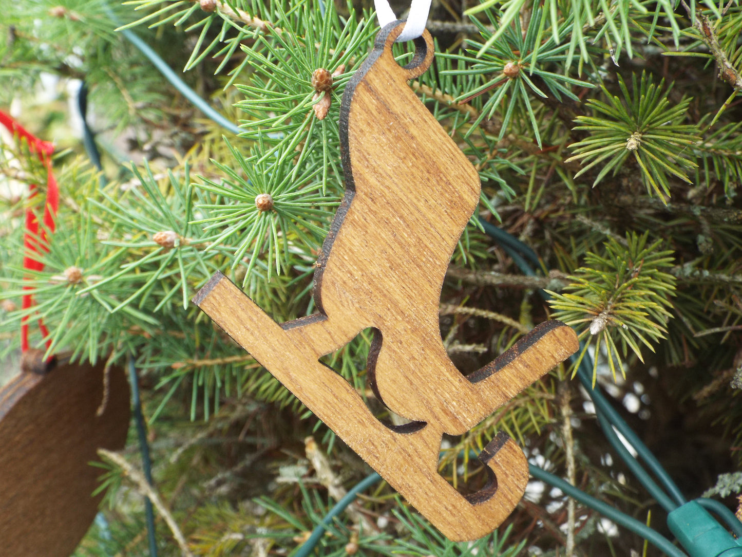 Christmas Ornament Santa Sleigh