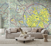 Aeronautical Chart Dallas Ft Worth Class B Wall Mural