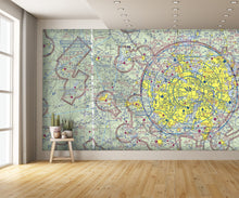 Aeronautical Chart Dallas Ft Worth Class B Wall Mural
