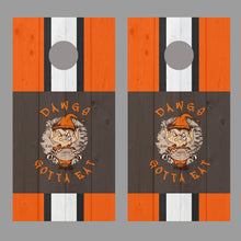 Dawgs Gotta Eat Design Cornhole Board Decal Wraps