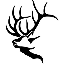 Deer Head 2 Contour Cut Decal