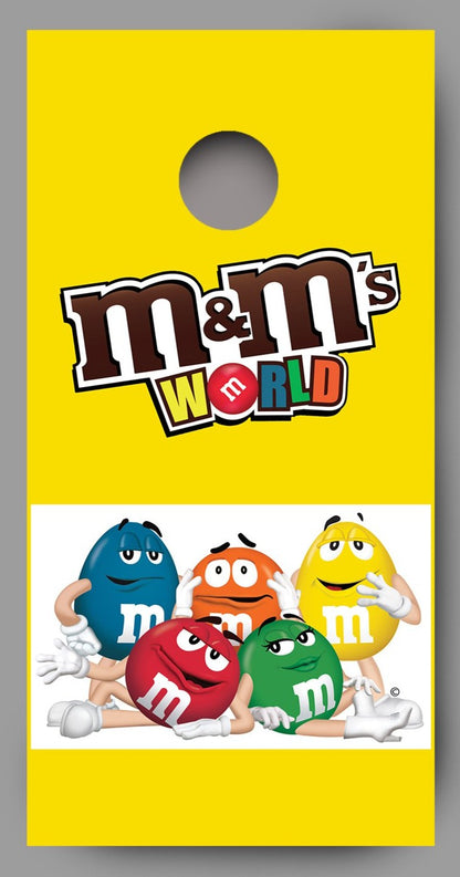 M&Ms Yellow Cornhole Decal Wraps