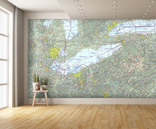 Aeronautical Chart Detroit Wall Mural