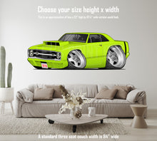 1969 Dart Green Car Art Wall Decal
