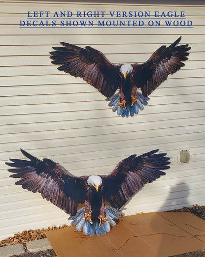 Bald Eagle 4 Reversed Large Wall Decal