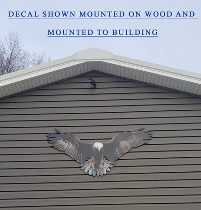Bald Eagle 4 Reversed Large Wall Decal