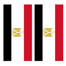 Flag of Egypt Cornhole Decal Wrap
