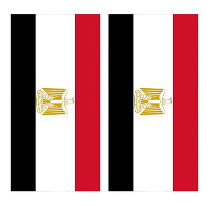 Flag of Egypt Cornhole Decal Wrap