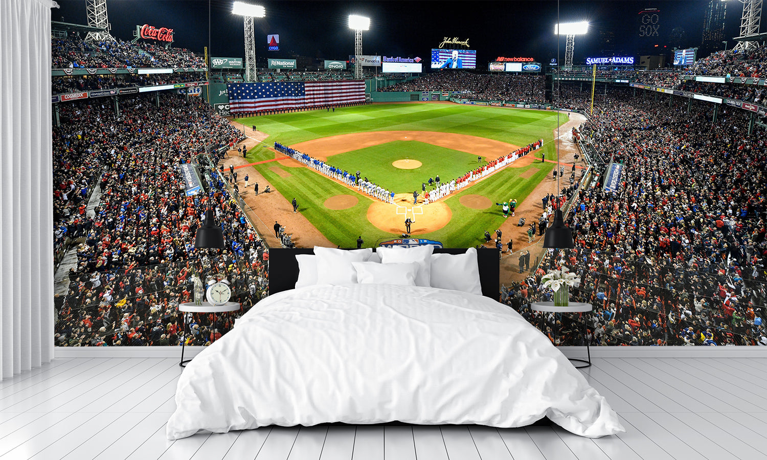 Fenway Park Red Sox Wallpaper Baseball Field Wall Mural bedroom