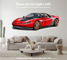 Car Art Ferrari Sergio Wall Decal
