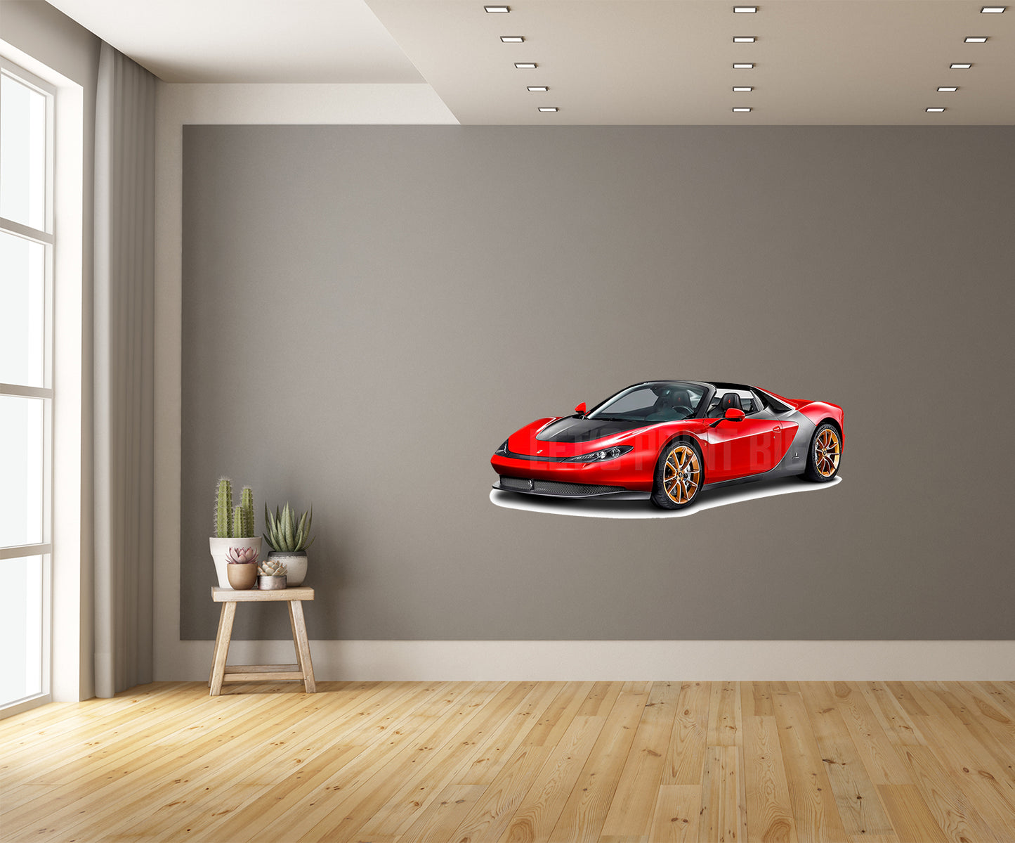 Car Art Ferrari Sergio Wall Decal