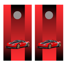 Ferrari Sergio 1 Cornhole Board Decal Wraps