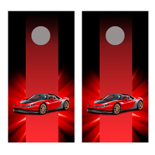 Ferrari Sergio 2 Cornhole Board Decal Wraps