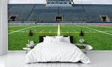 Fifty Yard Line with Bleachers Wall Mural
