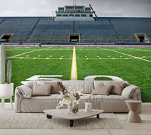 Fifty Yard Line with Bleachers Wall Mural